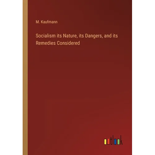 Socialism its Nature, its Dangers, and its Remedies Considered - Paperback