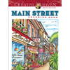 Creative Haven Main Street Coloring Book - Paperback