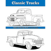 Classic Trucks: Adult Coloring Book - Paperback