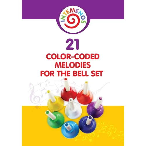 21 Color-coded melodies for Bell Set: Color-Coded visual for 8 Note Bell Set - Paperback