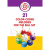 21 Color-coded melodies for Bell Set: Color-Coded visual for 8 Note Bell Set - Paperback