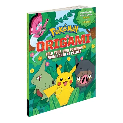 Pokémon Origami: Fold Your Own Pokémon from Kanto to Paldea: One Pokémon from Every Region! - Paperback