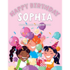Sophia's Birthday Coloring Book: Customized Book Created Just For You - Paperback
