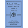 Sandusky Tool Co. 1925 Catalog: Catalog No. 25, September 1st, 1925 - Paperback