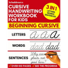 Cursive Handwriting Workbook for Kids: 3-in-1 Writing Practice Book to Master Letters, Words & Sentences - Paperback