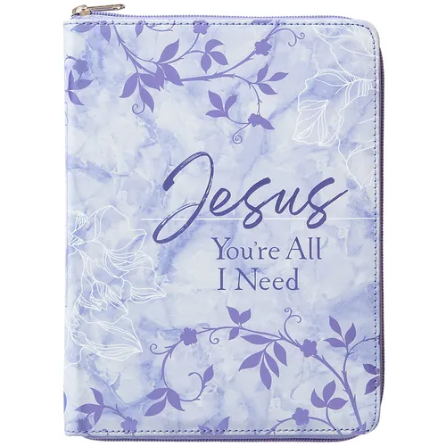 Jesus You're All I Need Ziparound Devotional - Imitation Leather