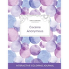 Adult Coloring Journal: Cocaine Anonymous (Turtle Illustrations, Purple Bubbles) - Paperback
