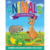 Animal Coloring Pages (Jumbo Coloring Book for Kids) - Paperback
