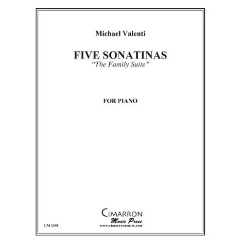 Five Sonatinas for Piano: The Family Suite - Paperback