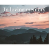 Condolence book for funeral landscape (Hardcover): Memory book, comments book, condolence book for funeral, remembrance, celebration of life, in lovin - Hardcover