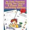 My Giant Preschool Tracing, Pen Control & Scissor Skills Pre-Writing Workbook - Paperback