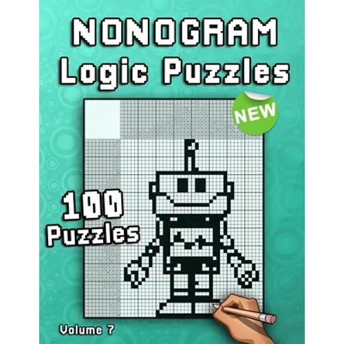 Nonogram Logic Puzzles: Challenging Hanjie puzzle collection with japanese picture riddles Fun brain teaser for everyone - Paperback