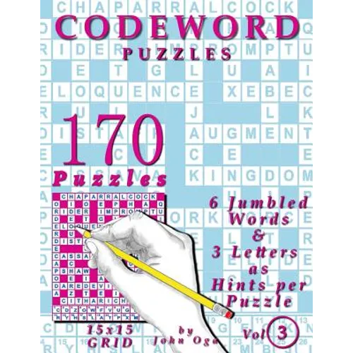 Codeword Puzzles: 170 Puzzles, Volume 3 - Paperback