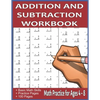 Addition and Subtraction Workbook: Math Practice for Ages 4-8 - Paperback