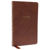Nkjv, Thinline Bible, Leathersoft, Brown, Red Letter Edition, Comfort Print: Holy Bible, New King James Version - Imitation Leather