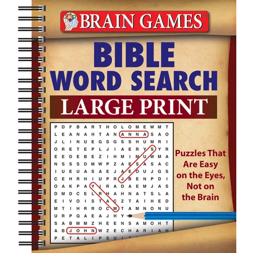 Brain Games - Bible Word Search - Spiral