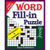 Large Print Word Fill-in Puzzle book - Paperback
