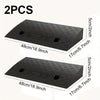 2PCS Heavy Duty Curb Ramp Portable Non-Slip Driveway Ramp for Car Wheelchair