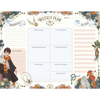 Harry Potter: Floral Fantasy Weekly Planner Notepad - Paperback