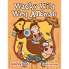 Wacky Wild West Animals Coloring Book - Paperback