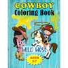 Wild West Cowboy Coloring Book: For Little Kids Ages 3-7 - Paperback
