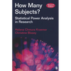 How Many Subjects?: Statistical Power Analysis in Research - Paperback