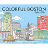 Colorful Boston: Explore & Color - Paperback