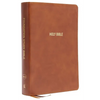 Nkjv, Foundation Study Bible, Large Print, Leathersoft, Brown, Red Letter, Comfort Print: Holy Bible, New King James Version - Imitation Leather