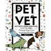 PET VET Activity Book for Kids: Coloring Pages, Pretend Play Clinic, Learning Activities - Paperback