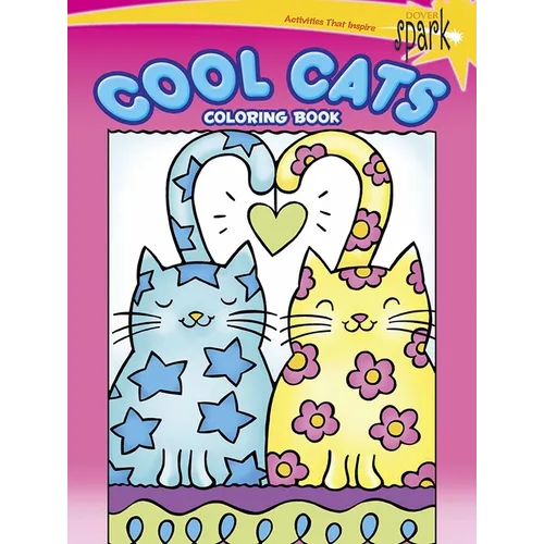 Spark Cool Cats Coloring Book - Paperback