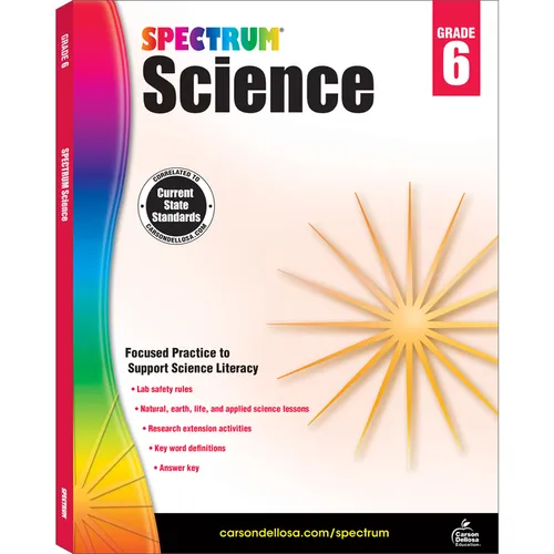Spectrum Science, Grade 6: Volume 58 - Paperback