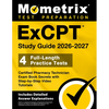 Excpt Study Guide 2026-2027 - 4 Full-Length Practice Tests, Certified Pharmacy Technician Exam Book Secrets with Step-By-Step Video Tutorials: [Includ - Paperback