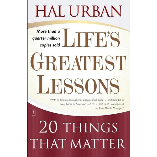 Life's Greatest Lessons: 20 Things That Matter - Paperback