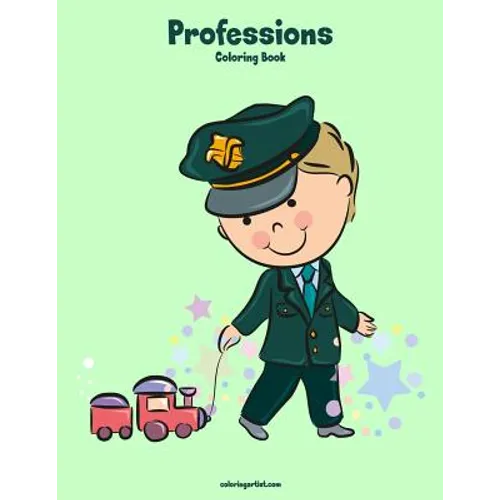 Professions Coloring Book 1 - Paperback