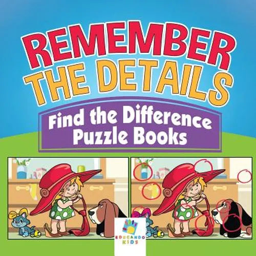Remember the Details Find the Difference Puzzle Books - Paperback