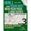 Inca Trail Map 3 Hiking & Trekking Routes around Machu Picchu Pueblo & Aguas Calientes Topographic Map Atlas Huayna Picchu, Cerro Putukusi, Cerro Mach - Paperback