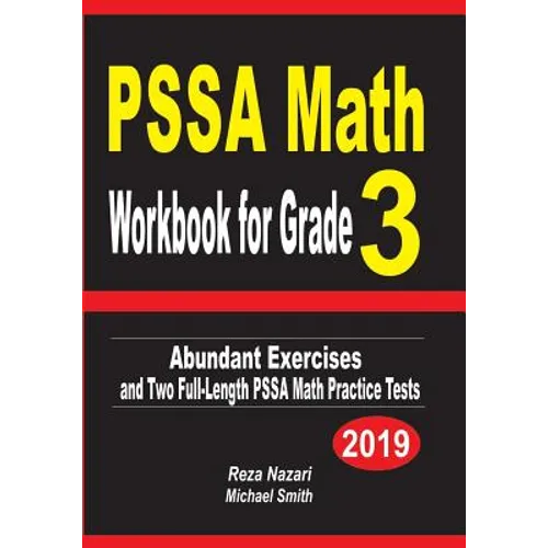 PSSA Math Workbook for Grade 3: Abundant Exercises and Two Full-Length PSSA Math Practice Tests - Paperback