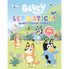 Let's Stick!: Bluey Sticker Stories - Paperback