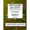 8th Grade MICHIGAN M-STEP 2019 MATH Test Prep: 8th Grade MICHIGAN STUDENT TEST of EDUCATION PROGRESS, 2019 MATH Test Prep/Study Guide - Paperback