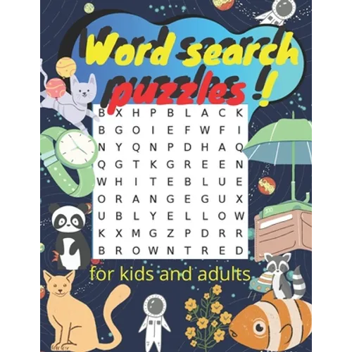 Word search puzzles: Exercise your brain and fill your heart book Word search puzzle for kids and adule more the 250 WORD Puzzles, Facts, a - Paperback