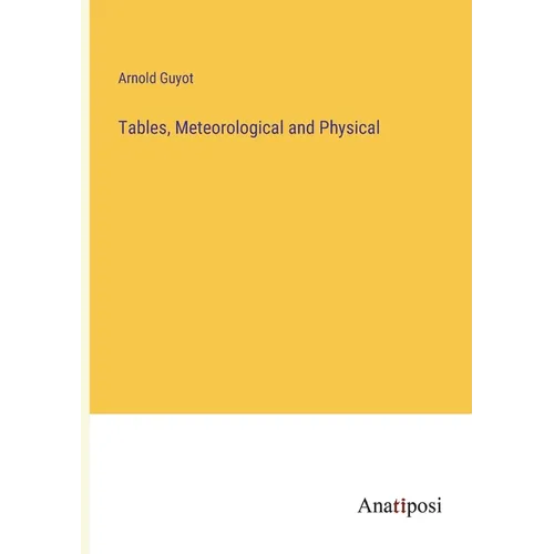 Tables, Meteorological and Physical - Paperback
