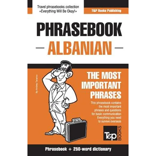 English-Albanian phrasebook and 250-word mini dictionary - Paperback