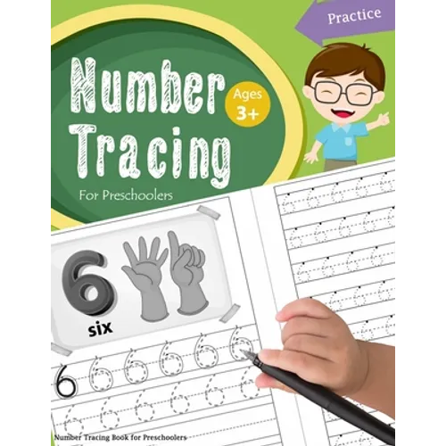 Number Tracing Book for Preschoolers: Number tracing books for kids ages 3-5, Number tracing workbook, Number Writing Practice Book, Number Tracing Bo - Paperback