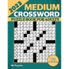 2023 Medium Crossword Puzzle Book For Adults With Solution - Paperback
