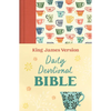 Daily Devotional Bible King James Version [Tangerine Tea Time] - Hardcover
