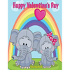 Happy Valentine's Day Coloring Book - Paperback