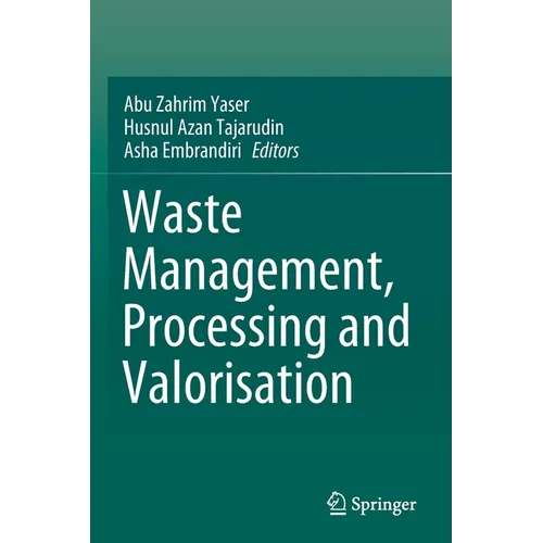 Waste Management, Processing and Valorisation - Paperback