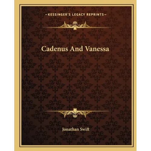 Cadenus And Vanessa - Paperback