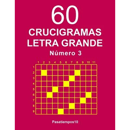 60 Crucigramas Letra Grande - N. 3 - Paperback