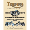 TRIUMPH 650cc UNIT CONSTRUCTION TWINS 1963-1970 WORKSHOP MANUAL - Paperback